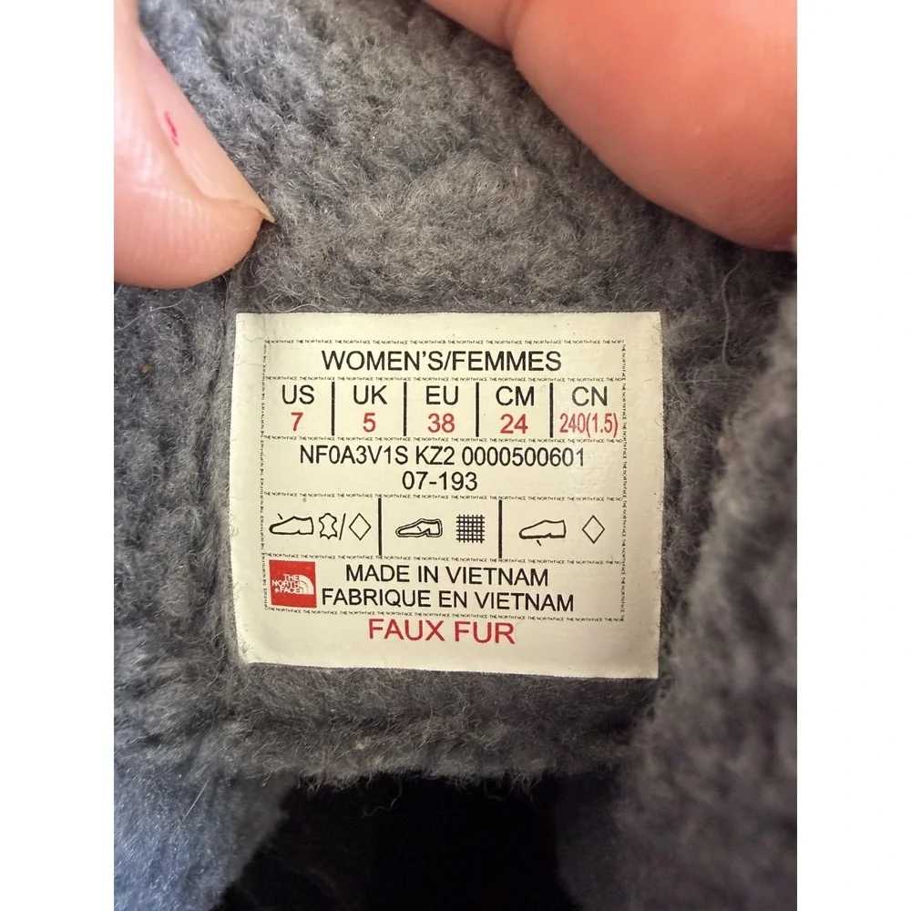 The North‎ Face Boots Womens Black Shellista Tall Waterproof  Winter Size 7